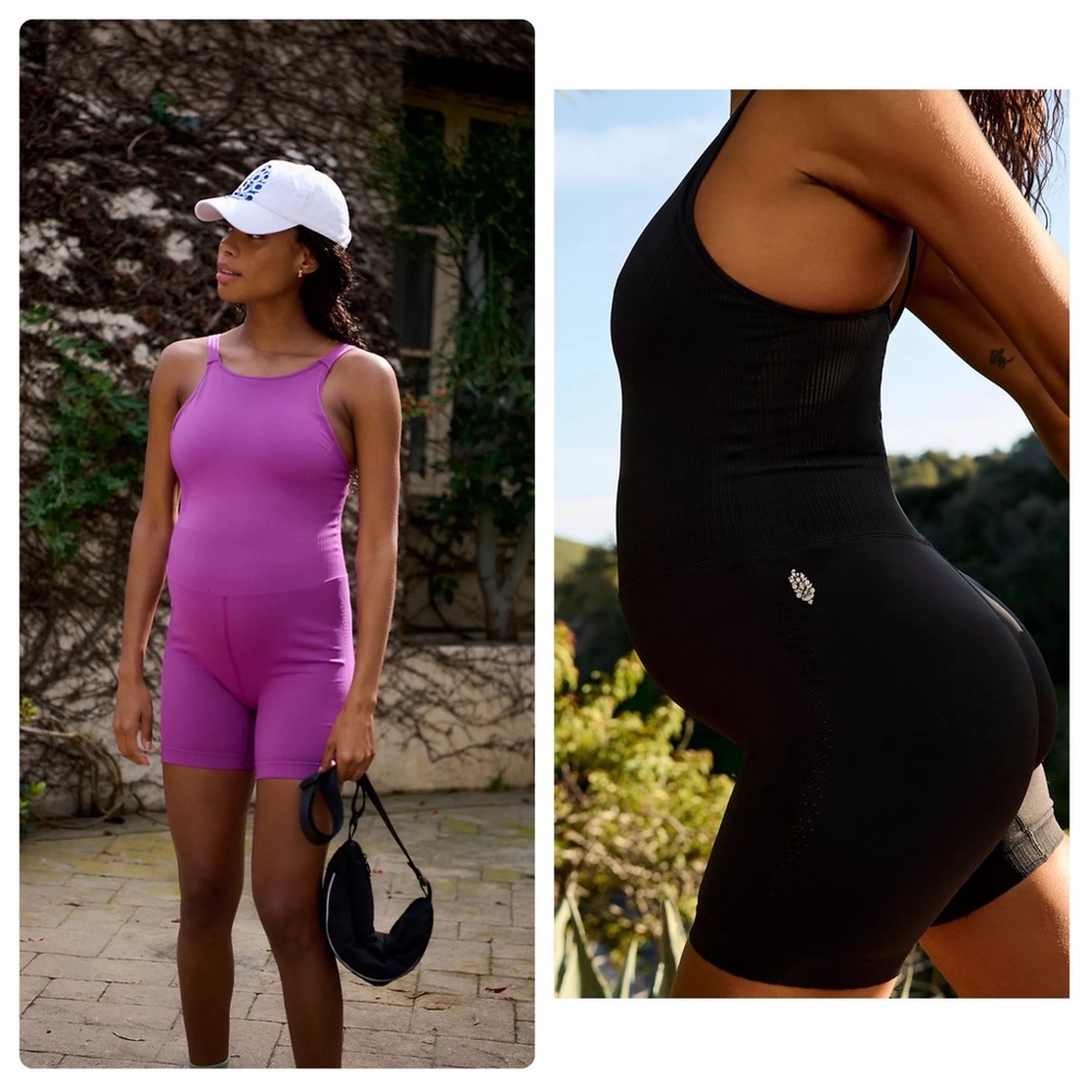 NWOT FP Movement x The Hatch Good Karma High neck Runsie maternity
